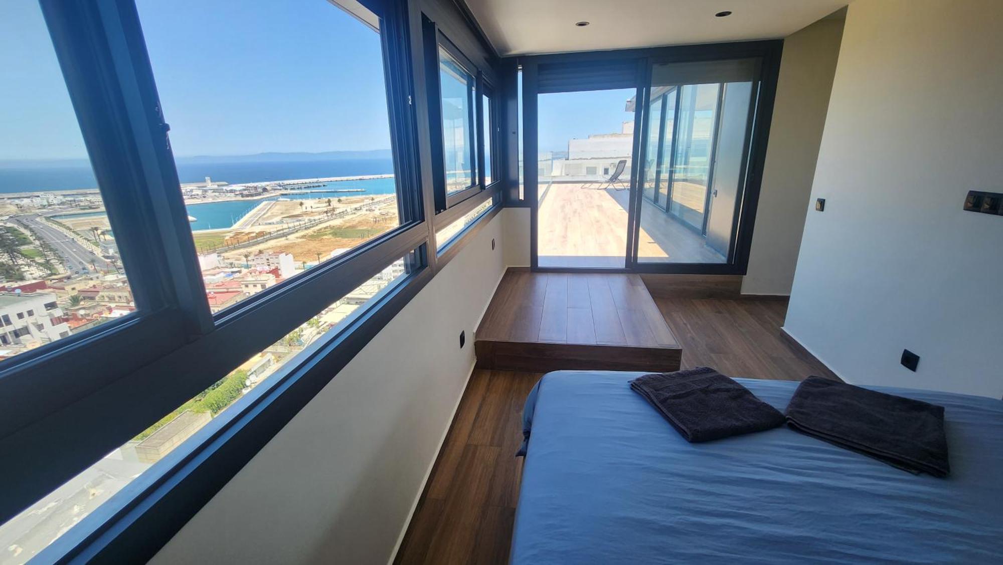 Magnifique Penthouse 160M2 Terrasse 90M2 Vue Mer Tanger Kültér fotó